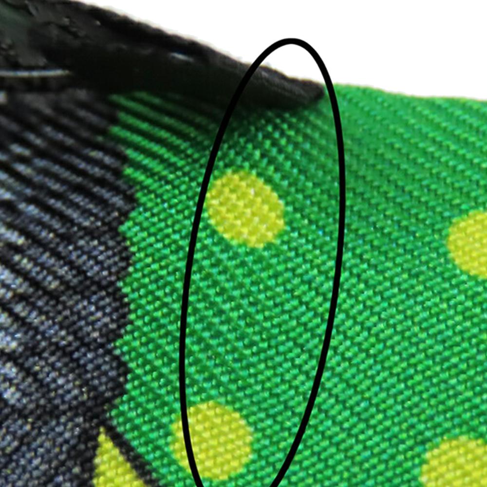 Hermès AB Hermès Green with Multi Silk Fabric Clic Clac a Pois Twilly Scarf France