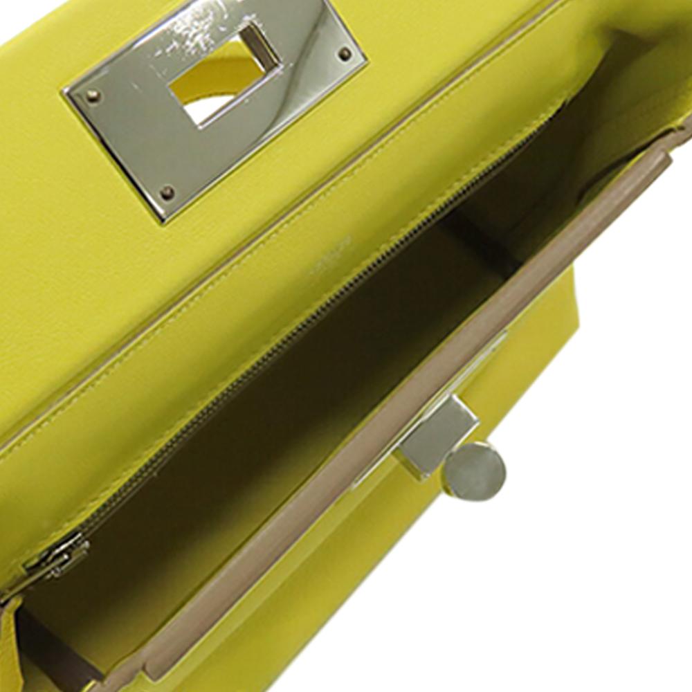 Hermès AB Hermès Yellow Calf Leather Evercolor and Swift 24/24 21 France