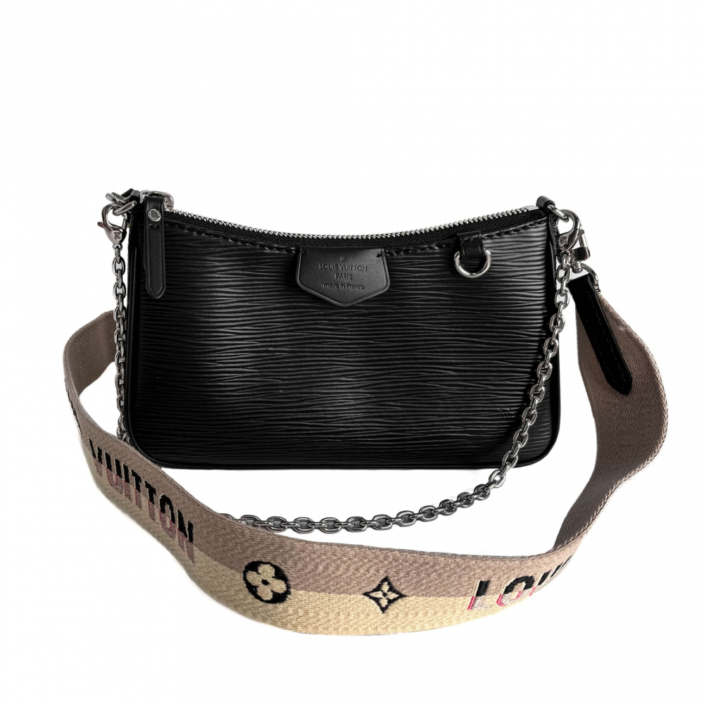 Louis Vuitton Easy Pouch On Strap Epi Leather 2-Ways Pouch Crossbody