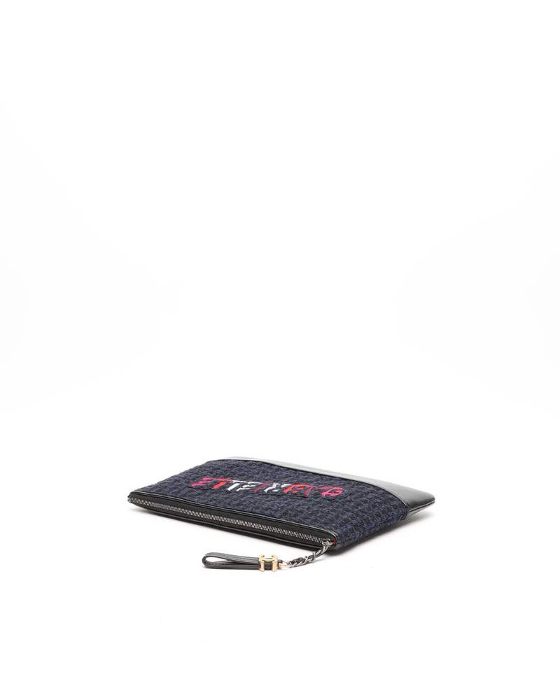 Chanel Gabrielle Quilted Tweed Clutch Bag