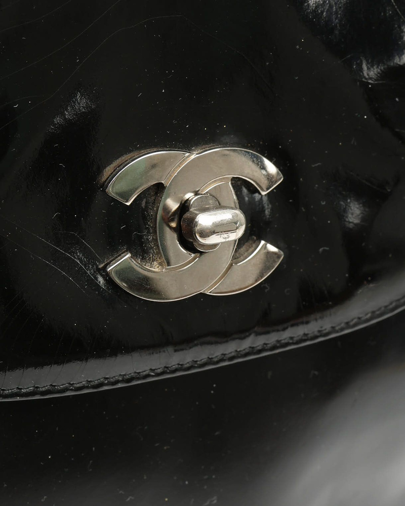 Chanel CC Patent Chain Shoulder Bag