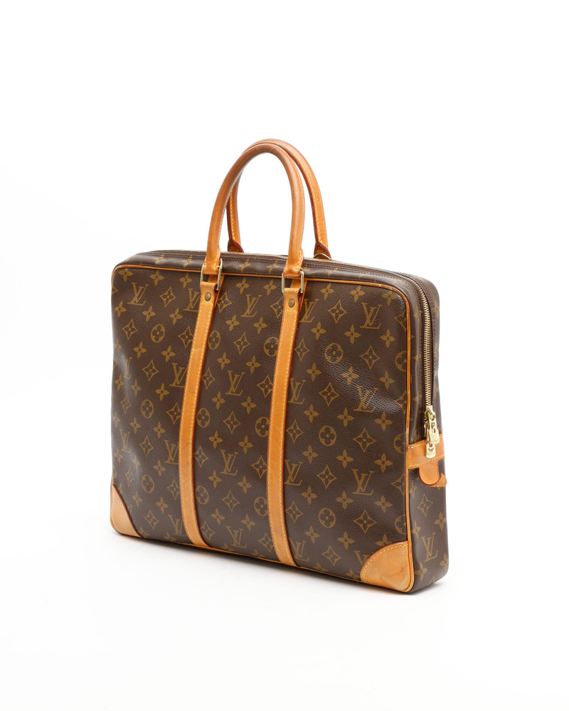 Louis Vuitton Monogram Porte Documents Voyage Business Bag