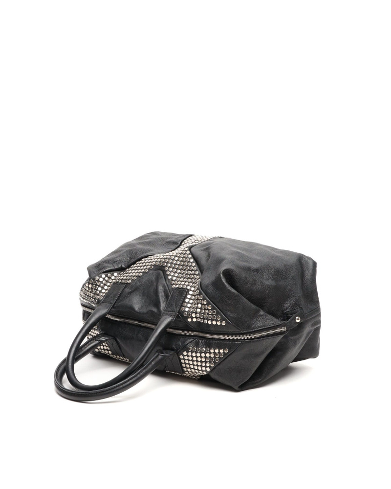 Saint Laurent Studded Easy Y Boston Bag