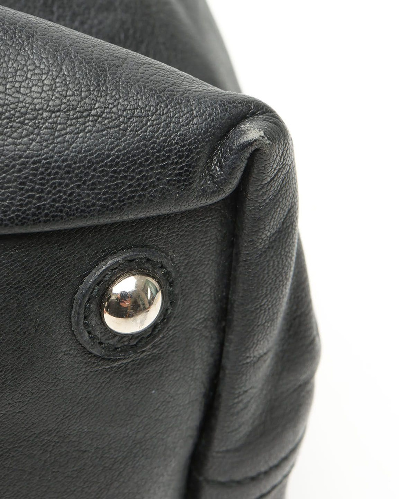 Saint Laurent Studded Easy Y Boston Bag