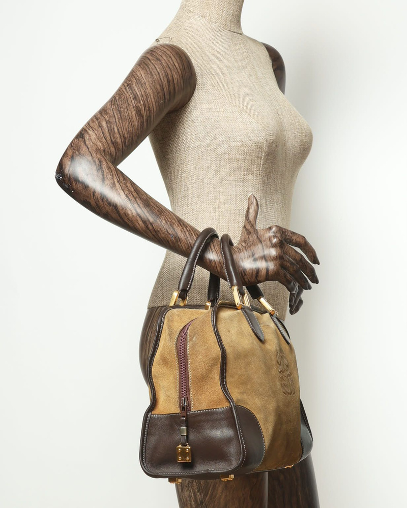 Loewe Suede Amazona Bag