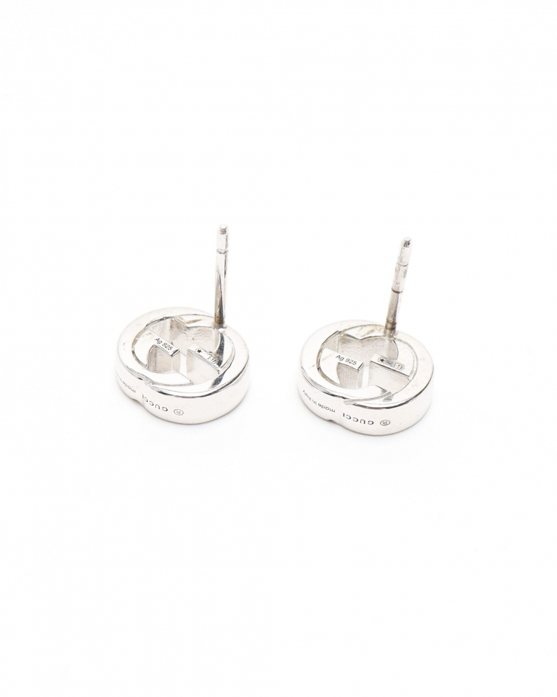 Gucci Interlocking G Silver Earring