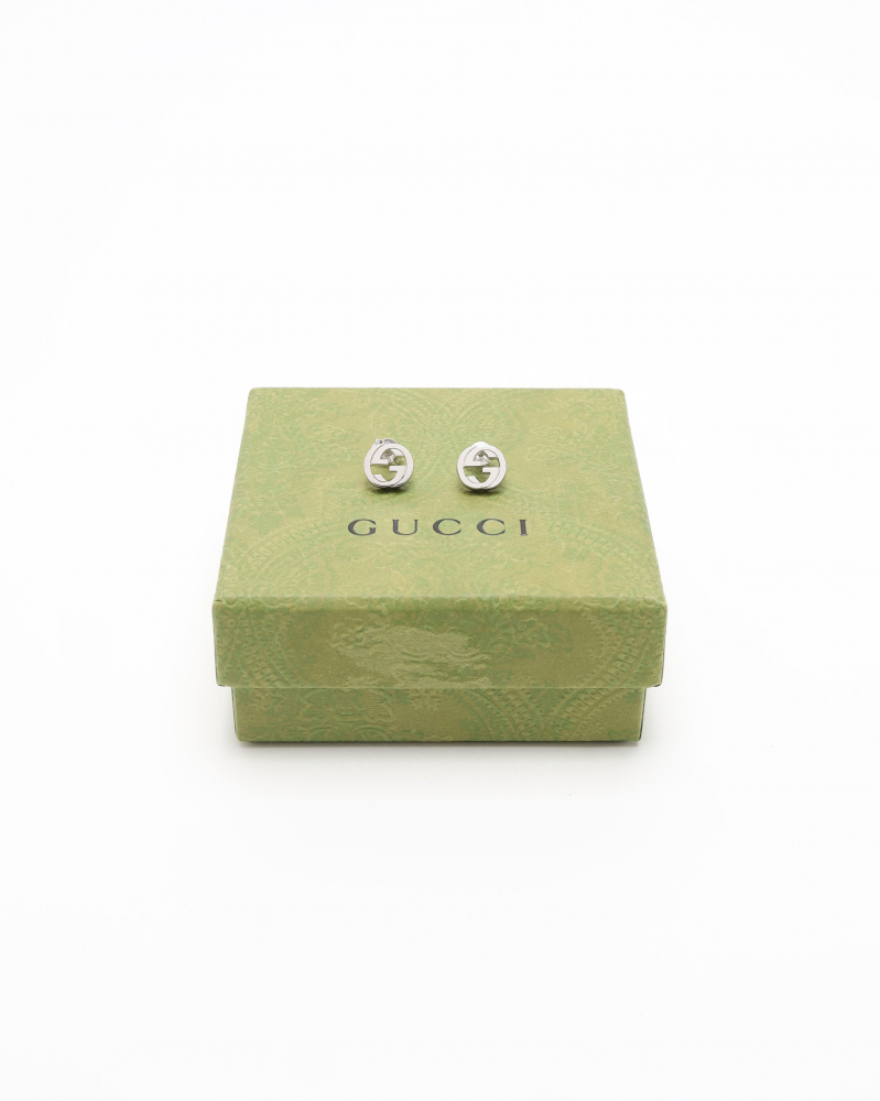 Gucci Interlocking G Silver Earring