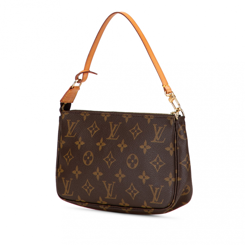 Louis Vuitton Pochette Canvas Pouch Clutch Monogram