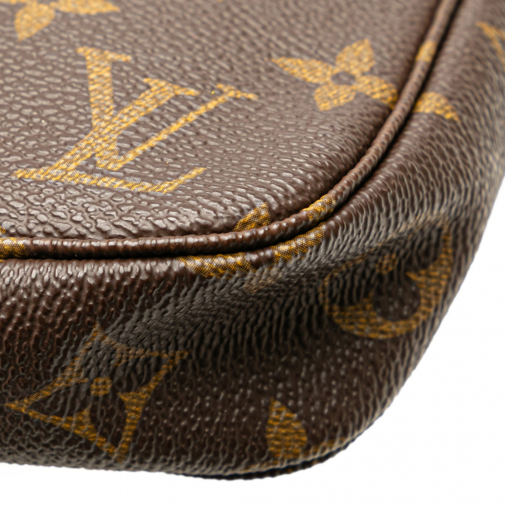 Louis Vuitton Pochette Canvas Pouch Clutch Monogram