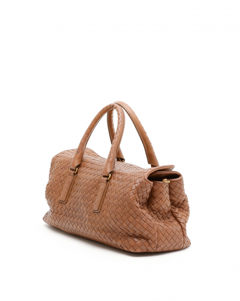 Bottega Veneta Intrecciato Boston Bag