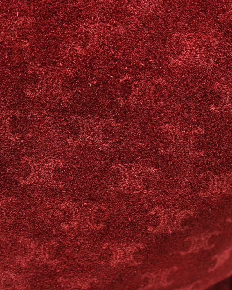 Celine Céline Suede Macadam Boston Bag