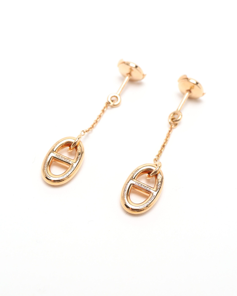 Hermès Farandole 18kt Rose Gold Earrings