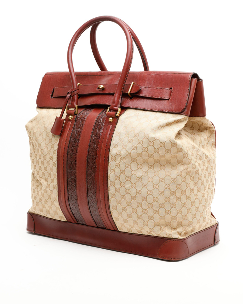 Gucci Croc Web Secret Weekend Bag