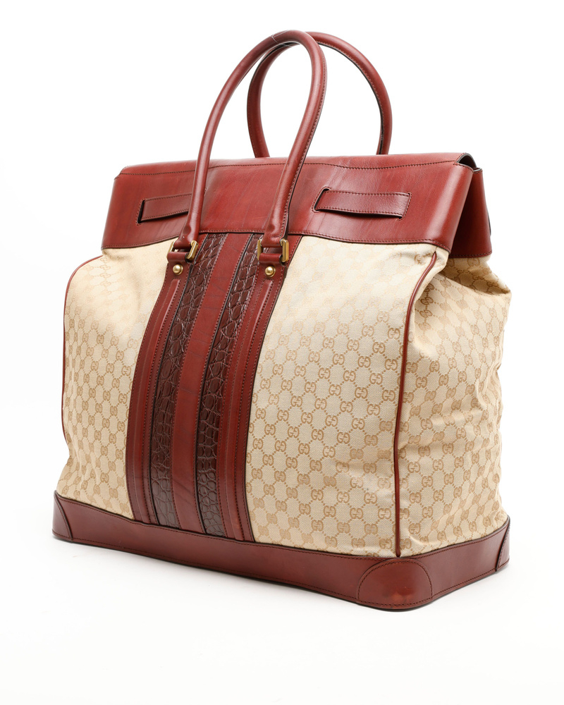 Gucci Croc Web Secret Weekend Bag