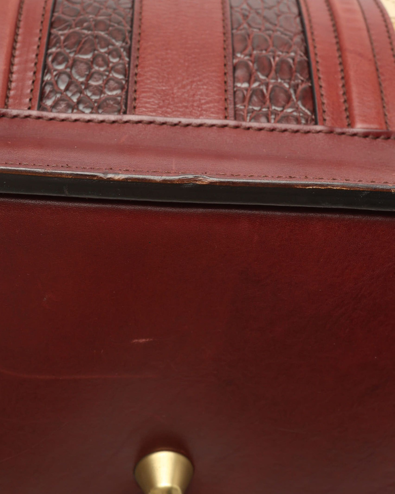 Gucci Croc Web Secret Weekend Bag