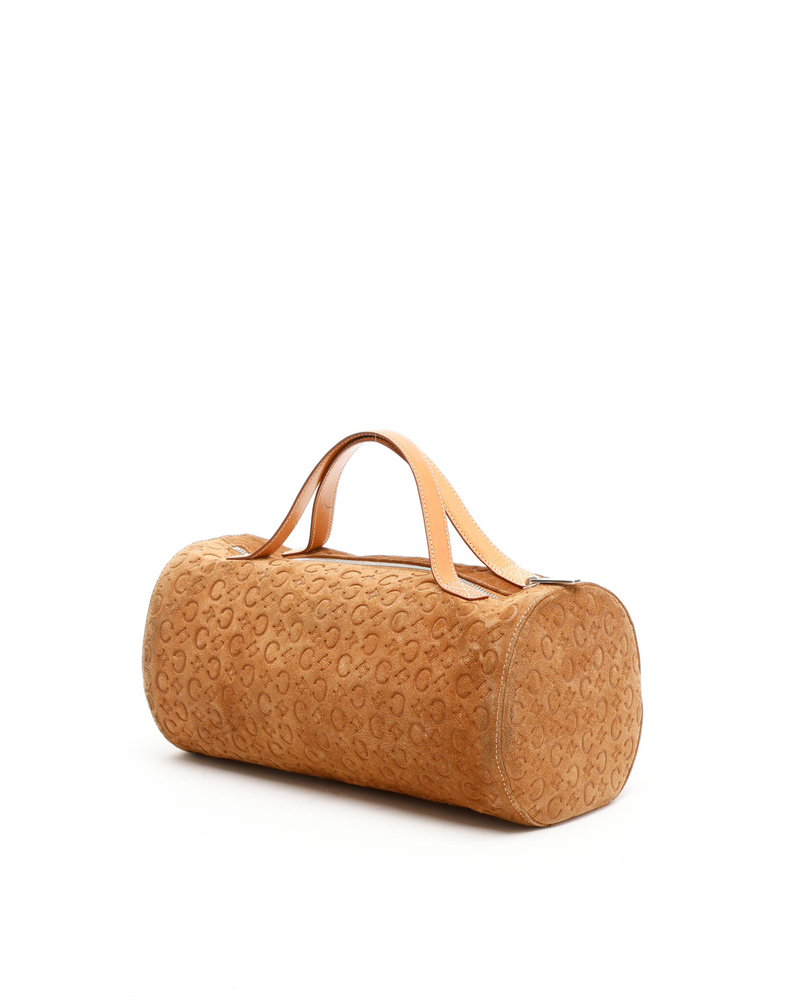 Celine Céline C Macadam Suede Handbag