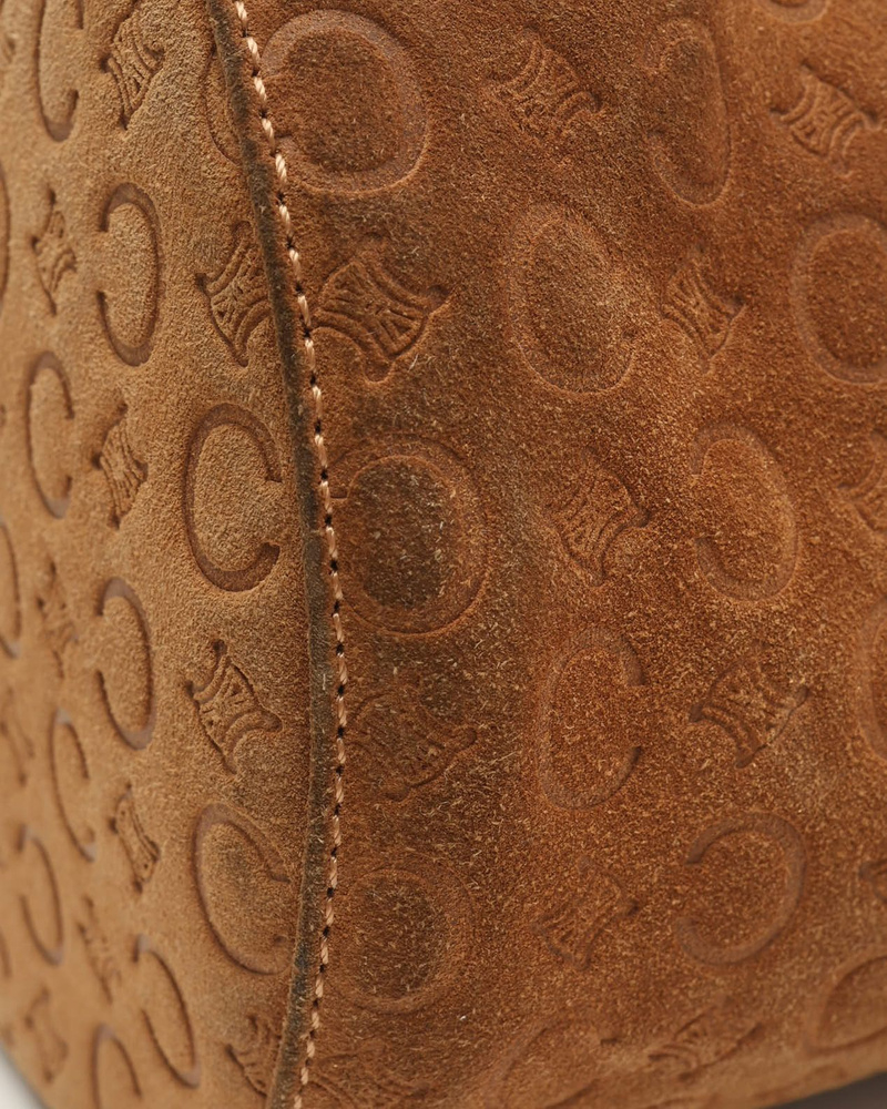 Celine Céline C Macadam Suede Handbag