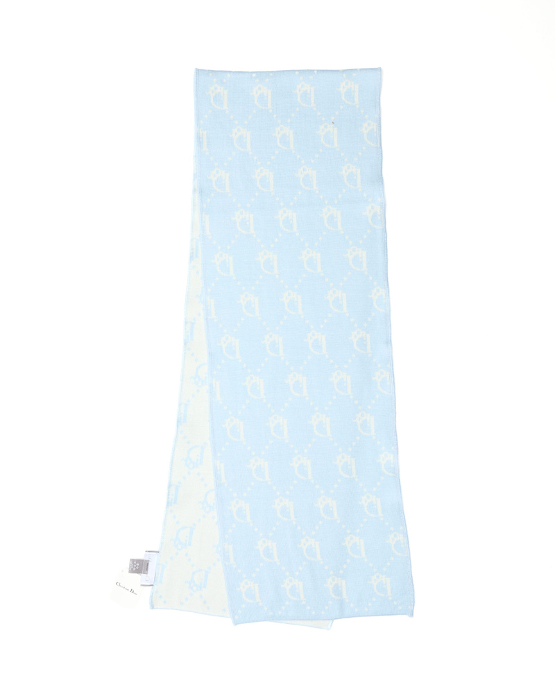Christian Dior Trotter Wool Scarf