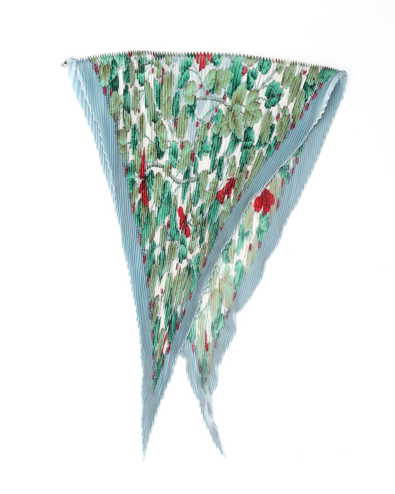 Hermès L'Arbre De Soie Pleated Scarf 130