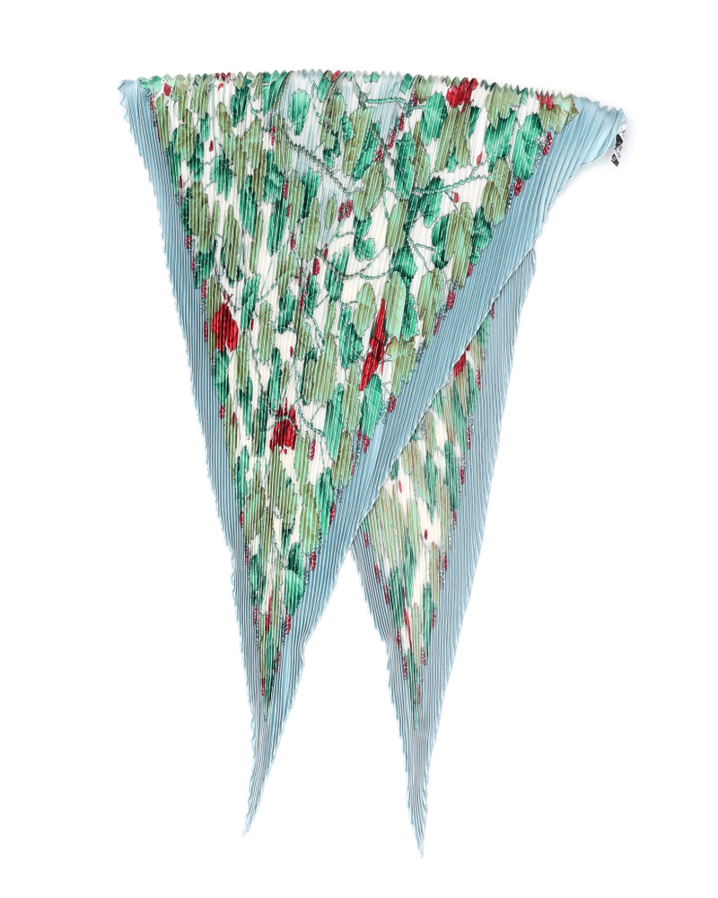 Hermès L'Arbre De Soie Pleated Scarf 130