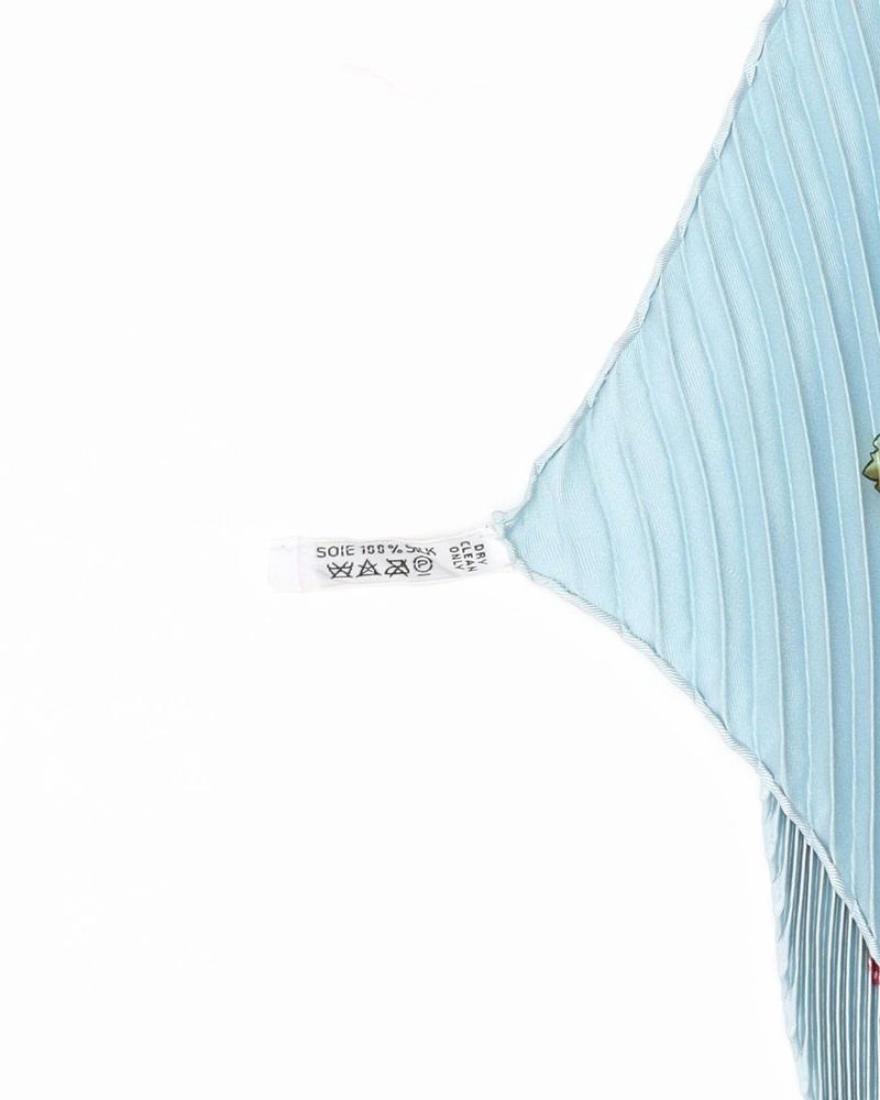 Hermès L'Arbre De Soie Pleated Scarf 130