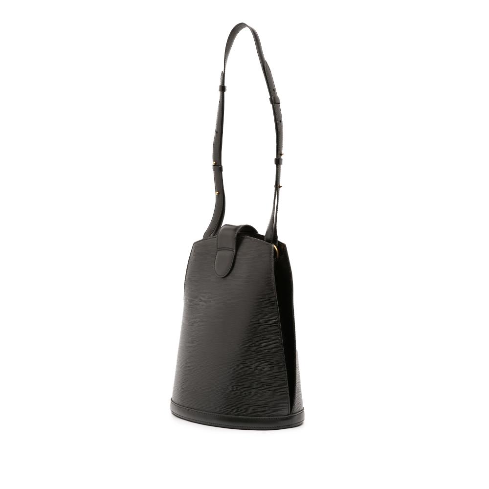 Louis Vuitton B Louis Vuitton Black Epi Leather Leather Epi Cluny France