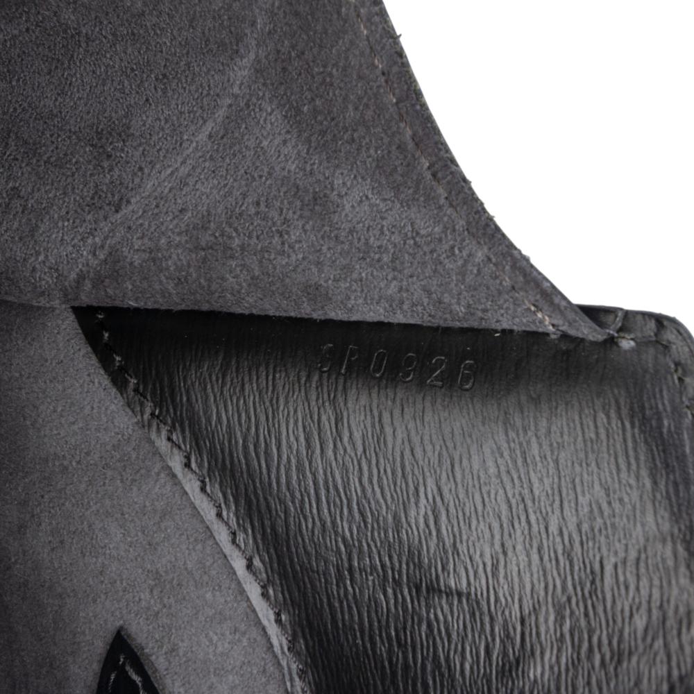 Louis Vuitton B Louis Vuitton Black Epi Leather Leather Epi Cluny France