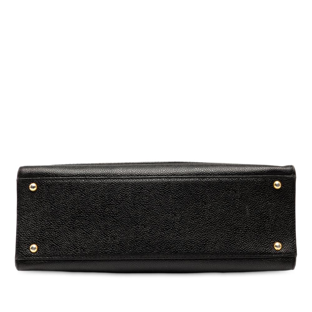 Chanel B Chanel Black Caviar Leather Leather CC Caviar Front Pocket Shoulder Bag Italy