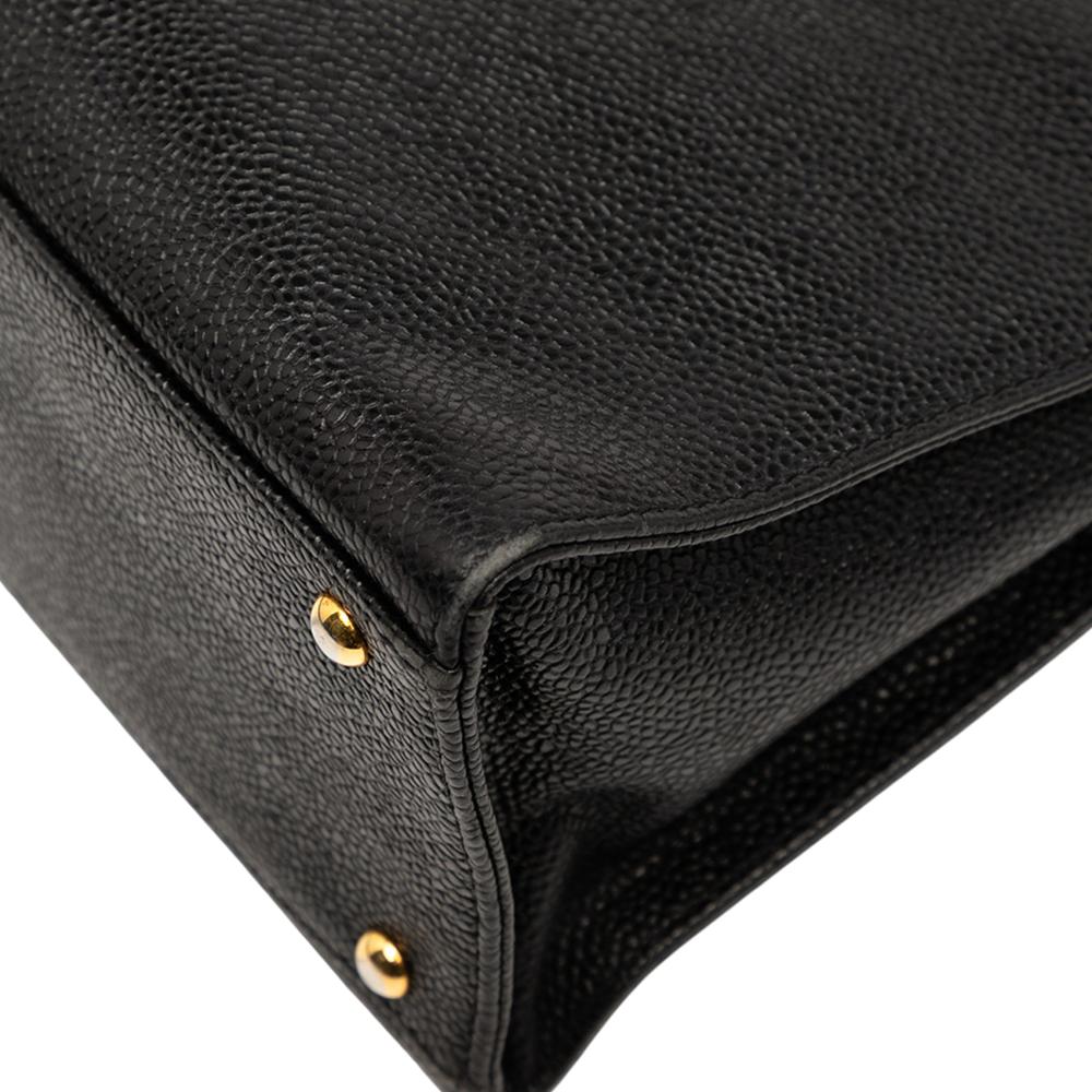 Chanel B Chanel Black Caviar Leather Leather CC Caviar Front Pocket Shoulder Bag Italy