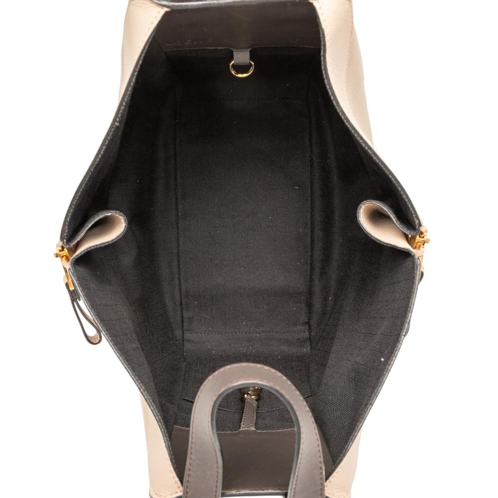 Loewe B LOEWE Brown Calf Leather Small Tricolor Soft Grained skin Hammock Bag Spain