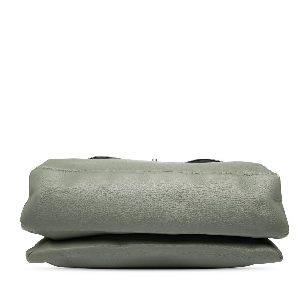 Celine B Celine Gray Calf Leather skin Blade Crossbody Italy