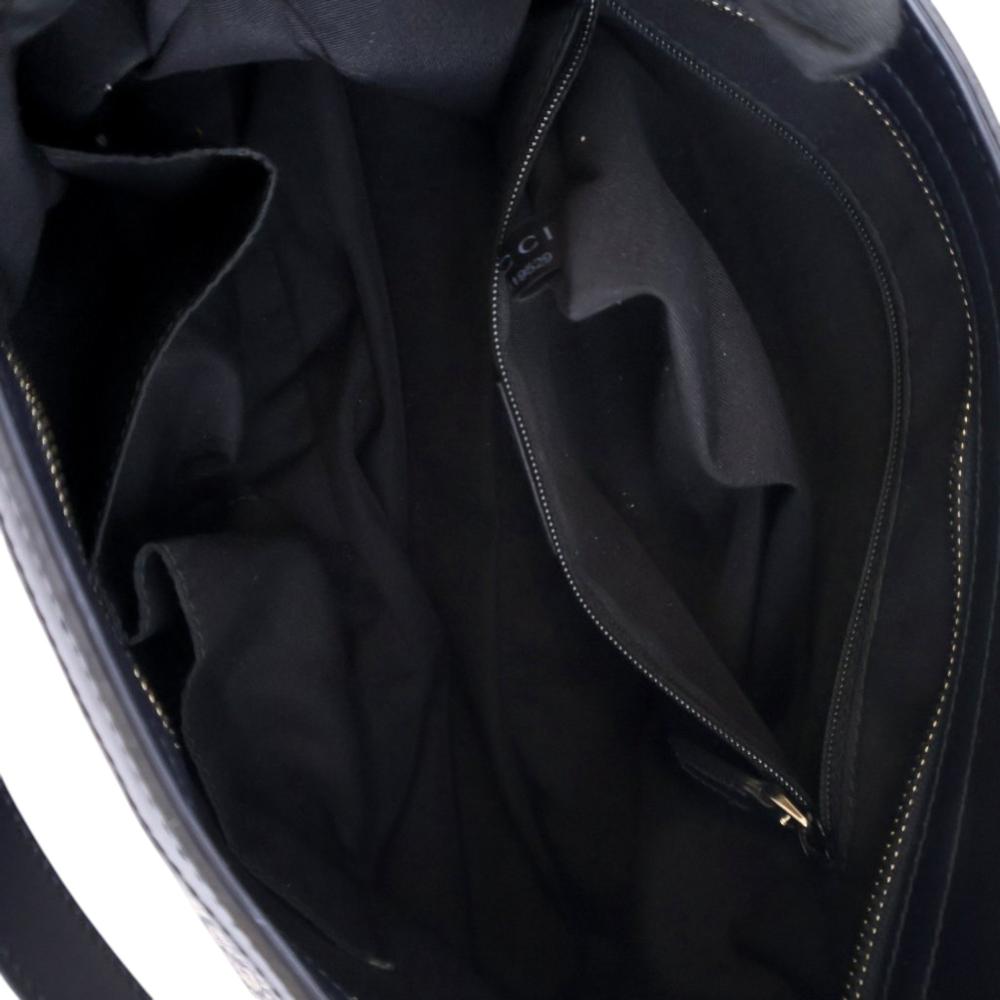 Gucci AB Gucci Brown Beige Coated Canvas Fabric GG Supreme Web Shoulder Bag Italy