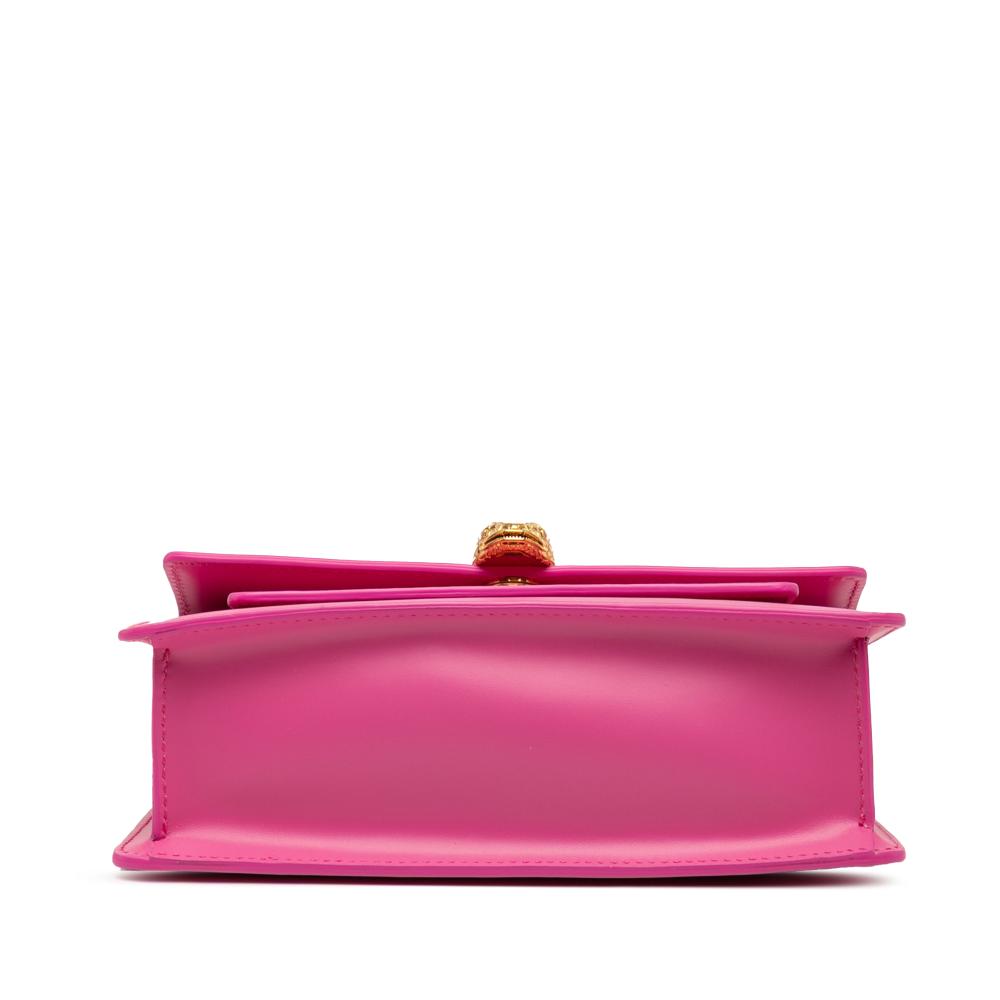 Bvlgari AB Bvlgari Pink Calf Leather Alexander Wang Serpenti Convertible Bag Italy