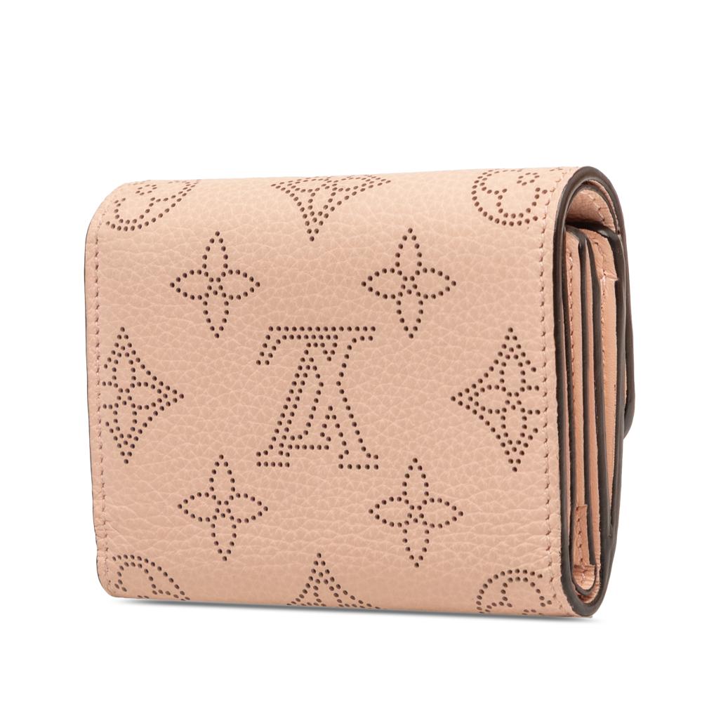 Louis Vuitton AB Louis Vuitton Pink Light Pink Calf Leather Monogram Mahina Iris XS France