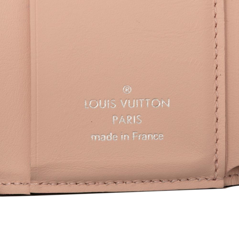 Louis Vuitton AB Louis Vuitton Pink Light Pink Calf Leather Monogram Mahina Iris XS France