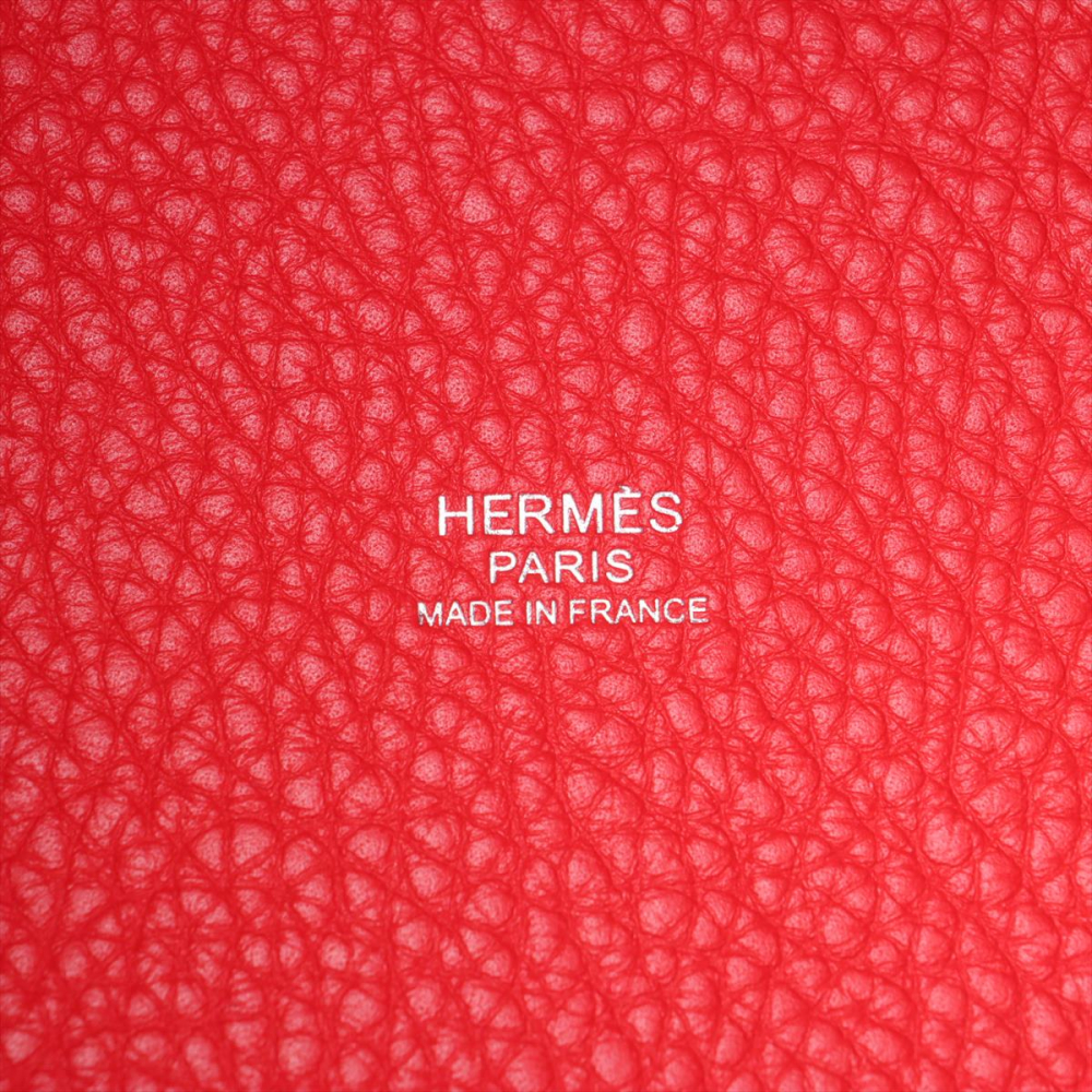 Hermès Picotin 18 Taurillon Clemence Leather Lock Bucket Handbag Rose Extreme x Rouge Cooox Rose Messico
