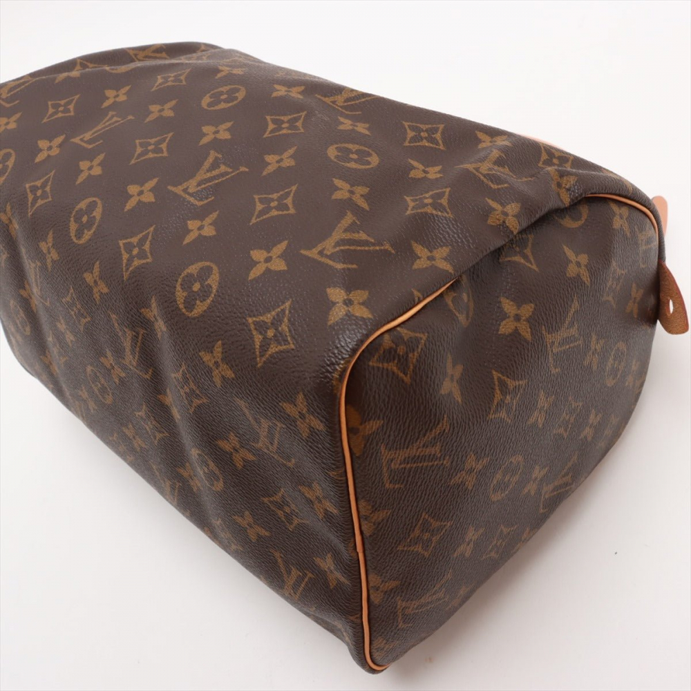 Louis Vuitton Speedy 30 Canvas Vintage Trunk Handbag Monogram