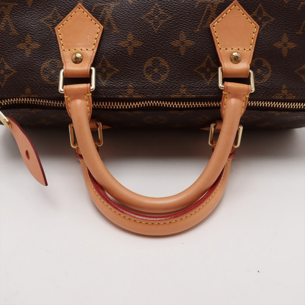 Louis Vuitton Speedy 30 Canvas Vintage Trunk Handbag Monogram