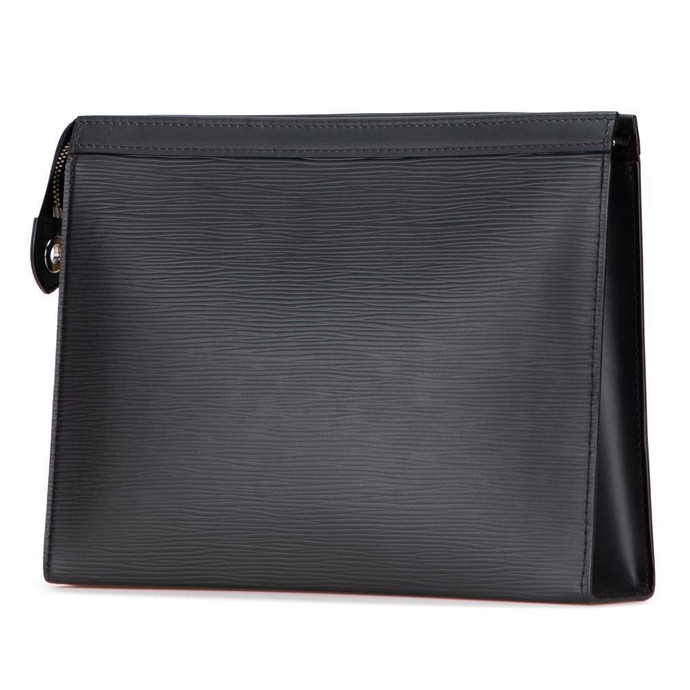 Louis Vuitton AB Louis Vuitton Black Epi Leather Leather Epi Pochette Voyage MM France