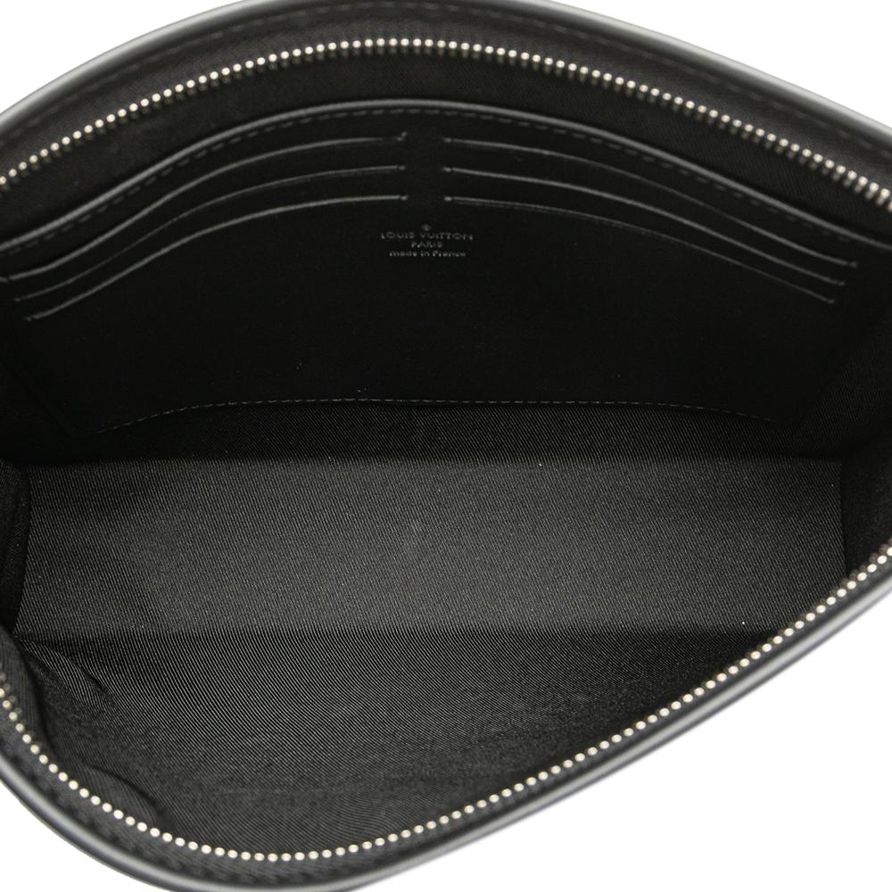 Louis Vuitton AB Louis Vuitton Black Epi Leather Leather Epi Pochette Voyage MM France