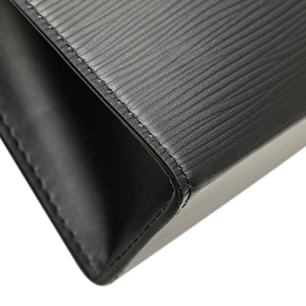 Louis Vuitton AB Louis Vuitton Black Epi Leather Leather Epi Pochette Voyage MM France