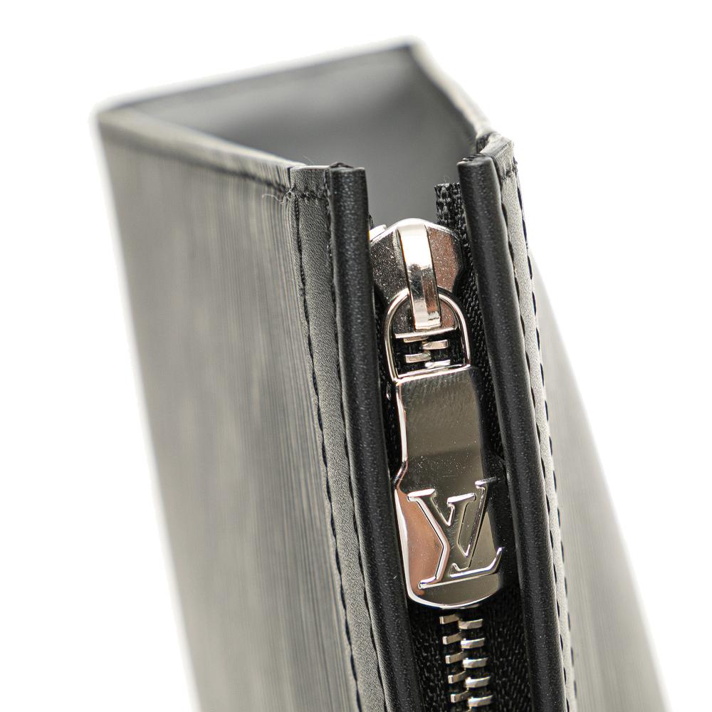 Louis Vuitton AB Louis Vuitton Black Epi Leather Leather Epi Pochette Voyage MM France