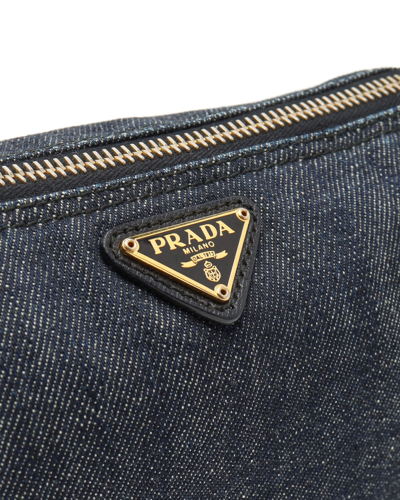 Prada Denim Toiletry Pouch
