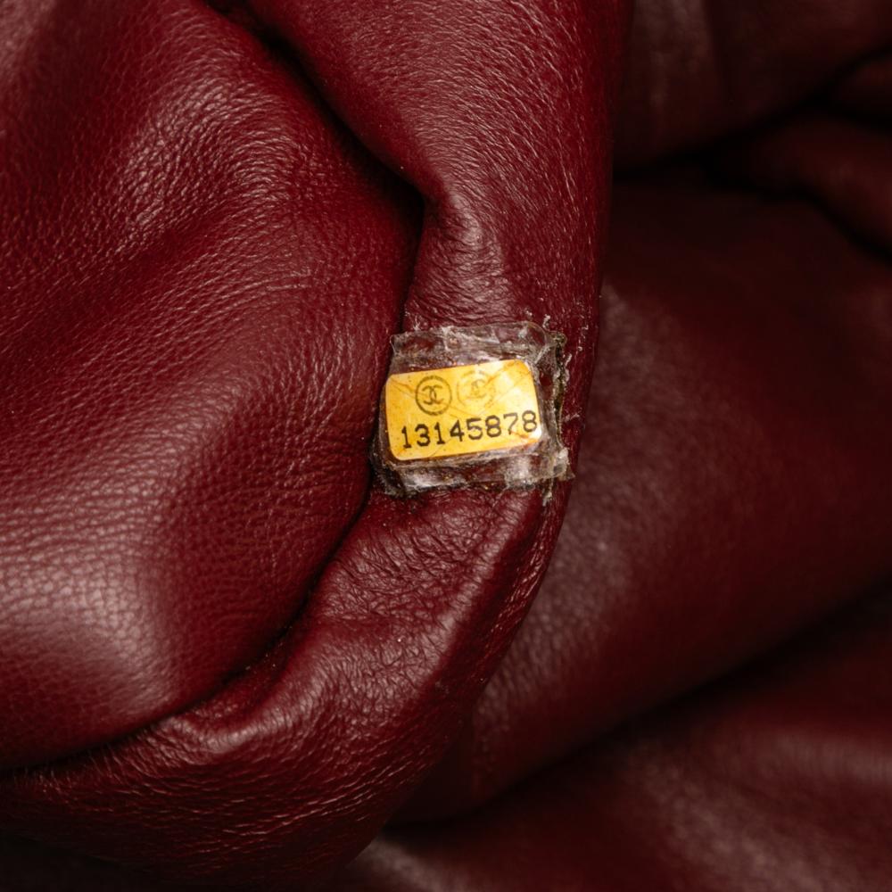 Chanel B Chanel Brown Beige Lambskin Leather Leather Quilted Lambskin Coco Cocoon Bowler Bag Italy