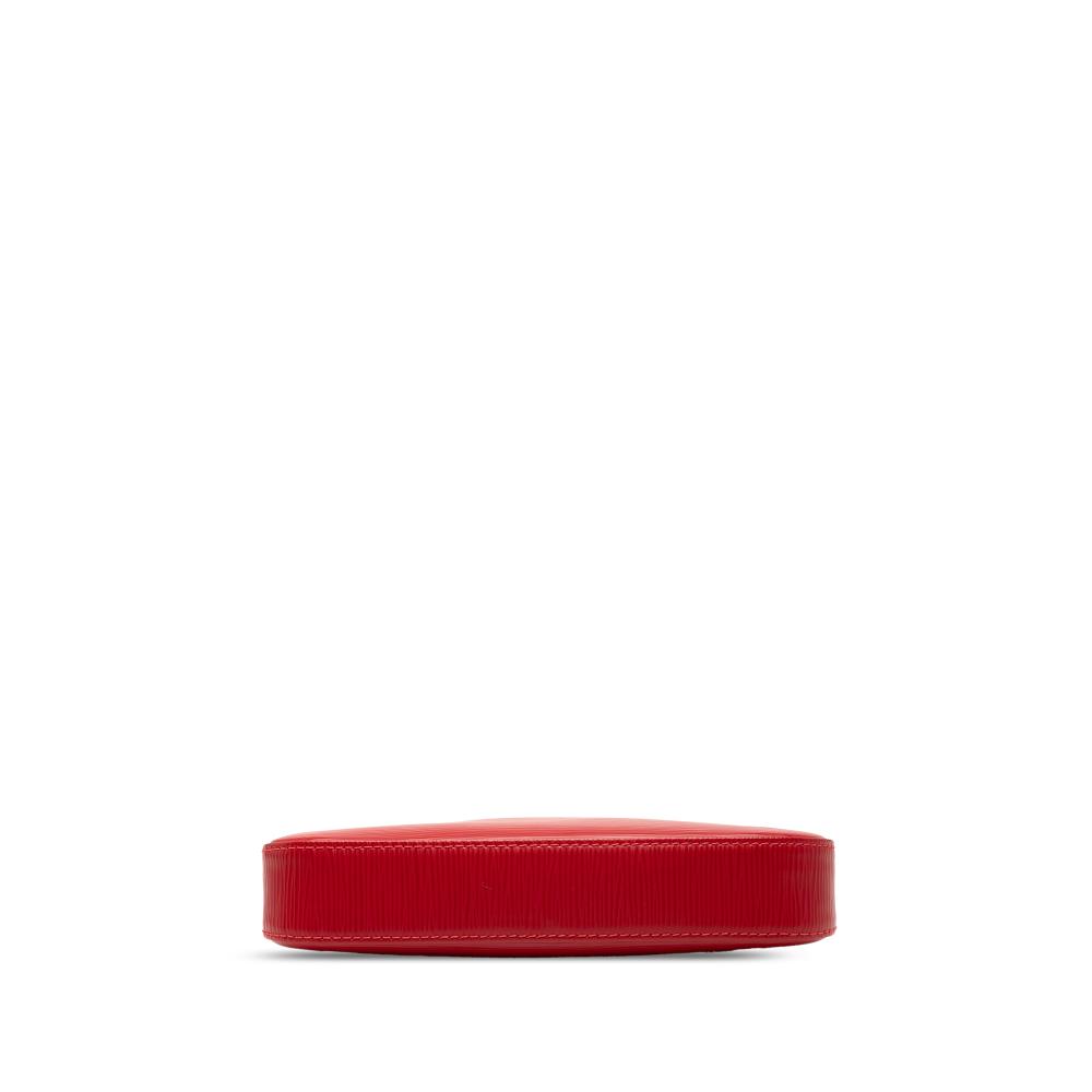 Louis Vuitton AB Louis Vuitton Red Epi Leather Leather Epi Pochette Accessoires France