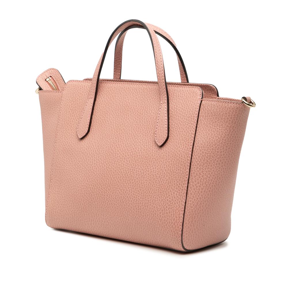 Gucci AB Gucci Pink Calf Leather Mini Swing Satchel Italy