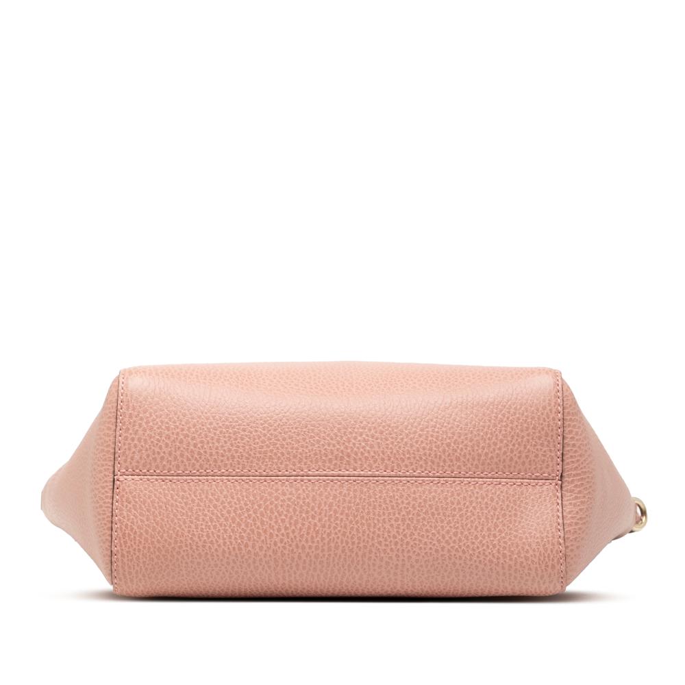 Gucci AB Gucci Pink Calf Leather Mini Swing Satchel Italy