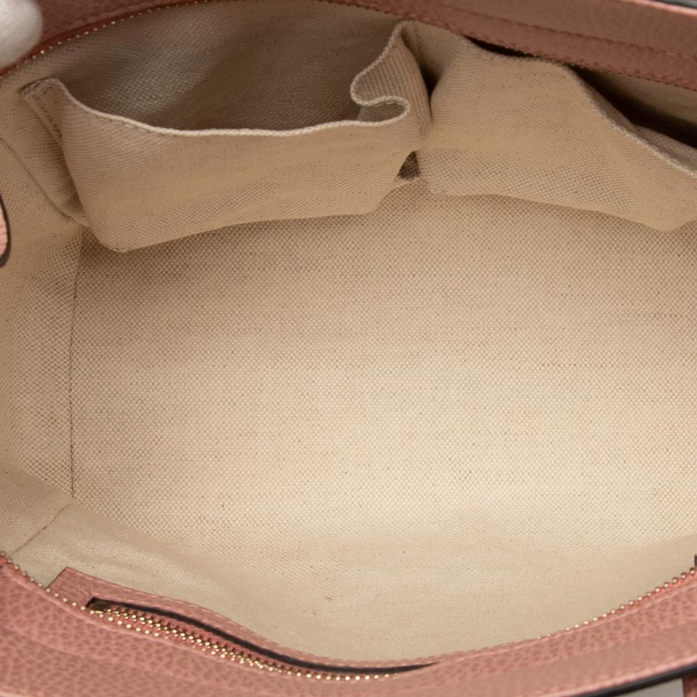 Gucci AB Gucci Pink Calf Leather Mini Swing Satchel Italy