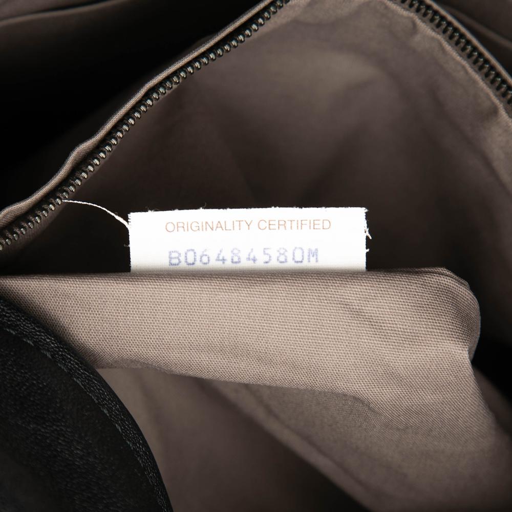 Bottega Veneta B Bottega Veneta Black with Blue Calf Leather Tricolor Intrecciato Crossbody Italy