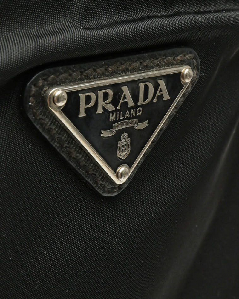 Prada Tessuto Saffiano Luggage Trolley Travel Bag